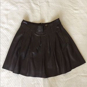 Banana Republic Genuine Leather Skirt.